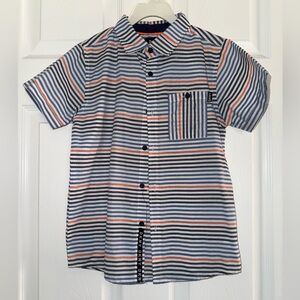 DKNY Multicolor Striped Button-Down Shirt